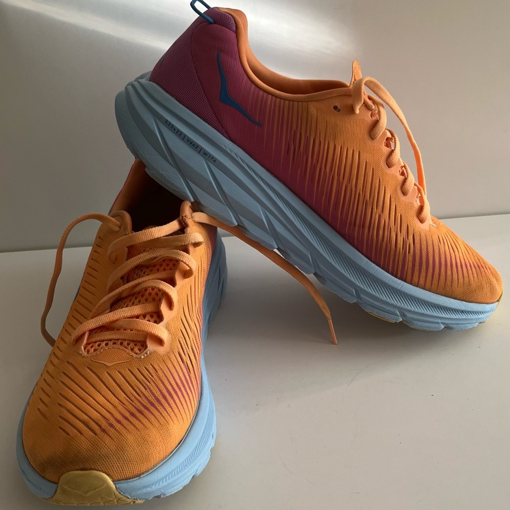 Hoka One One Vibrant Orange Sneakers